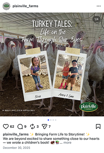 Plainville Farms social post