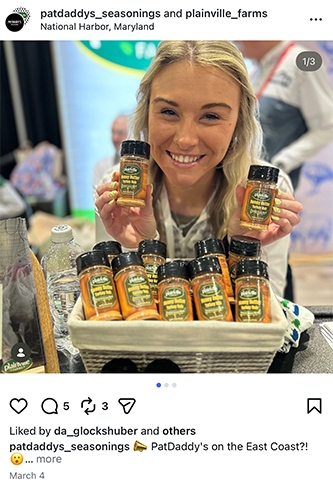 Plainville Farms partner social post